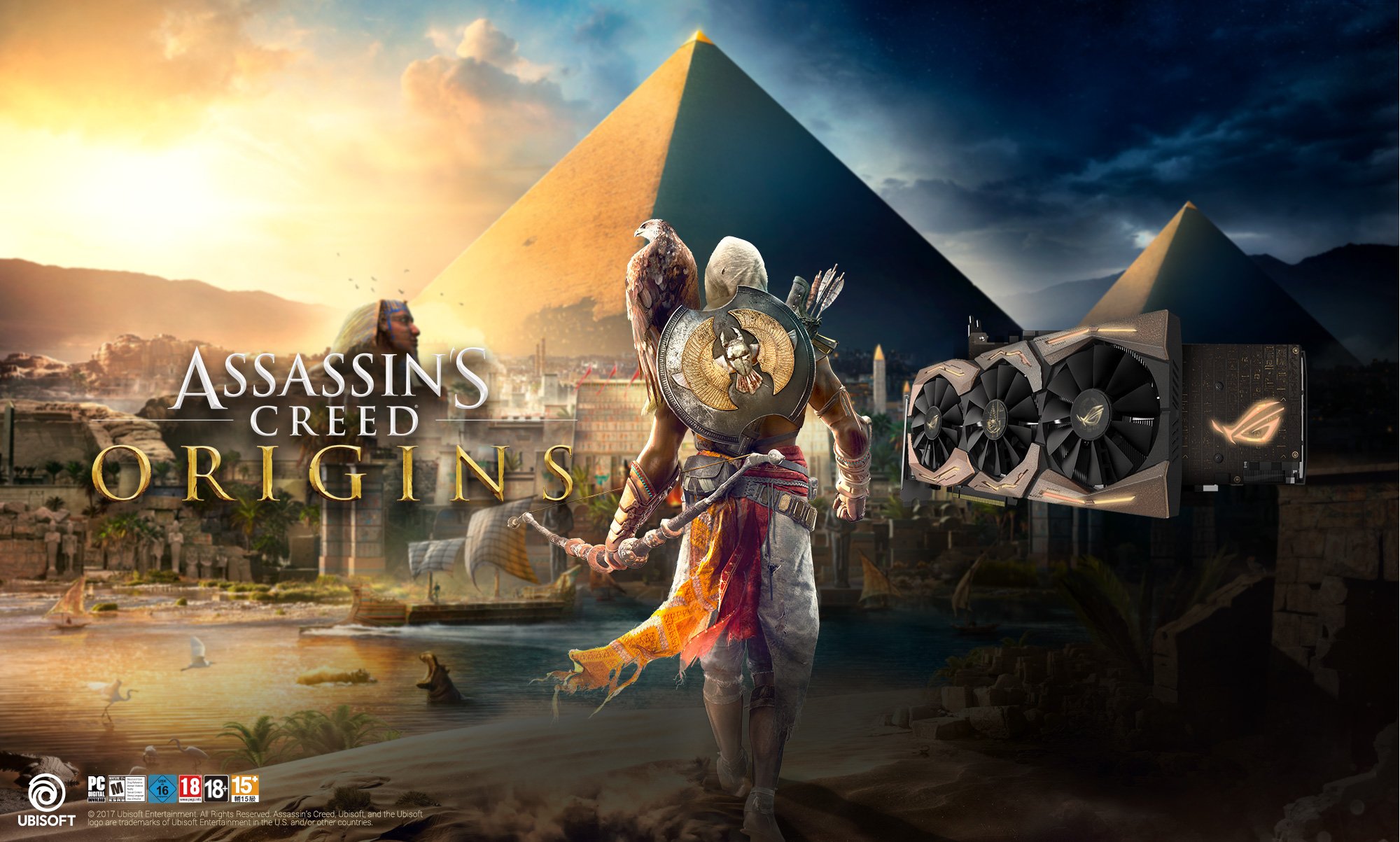 ASUS ROG Strix GeForce GTX 1080 Ti Assassins Creed Origins Edition Satışa Sunuldu